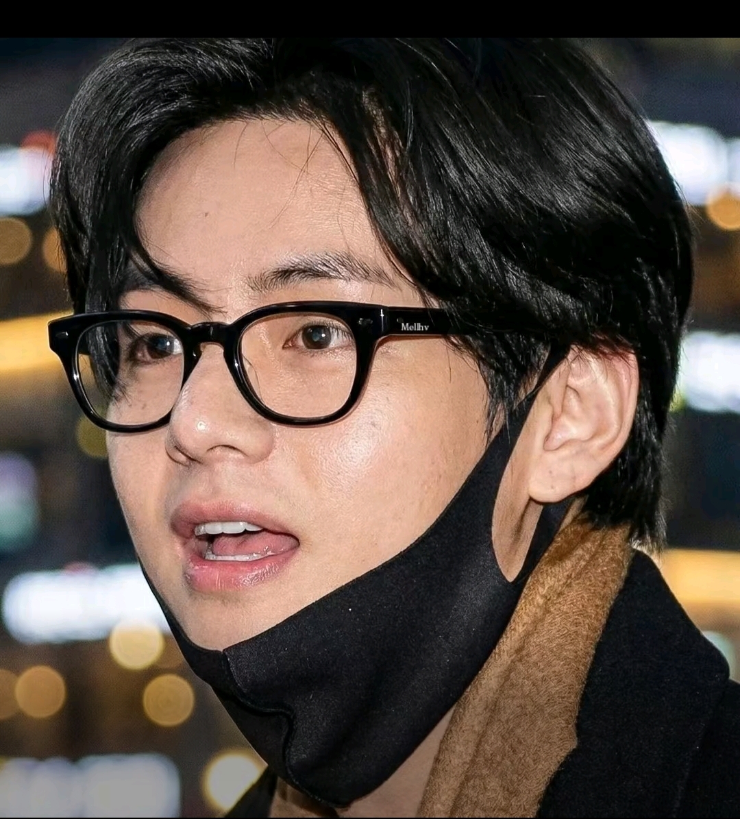 A moment captured by V (BTS)'s fan