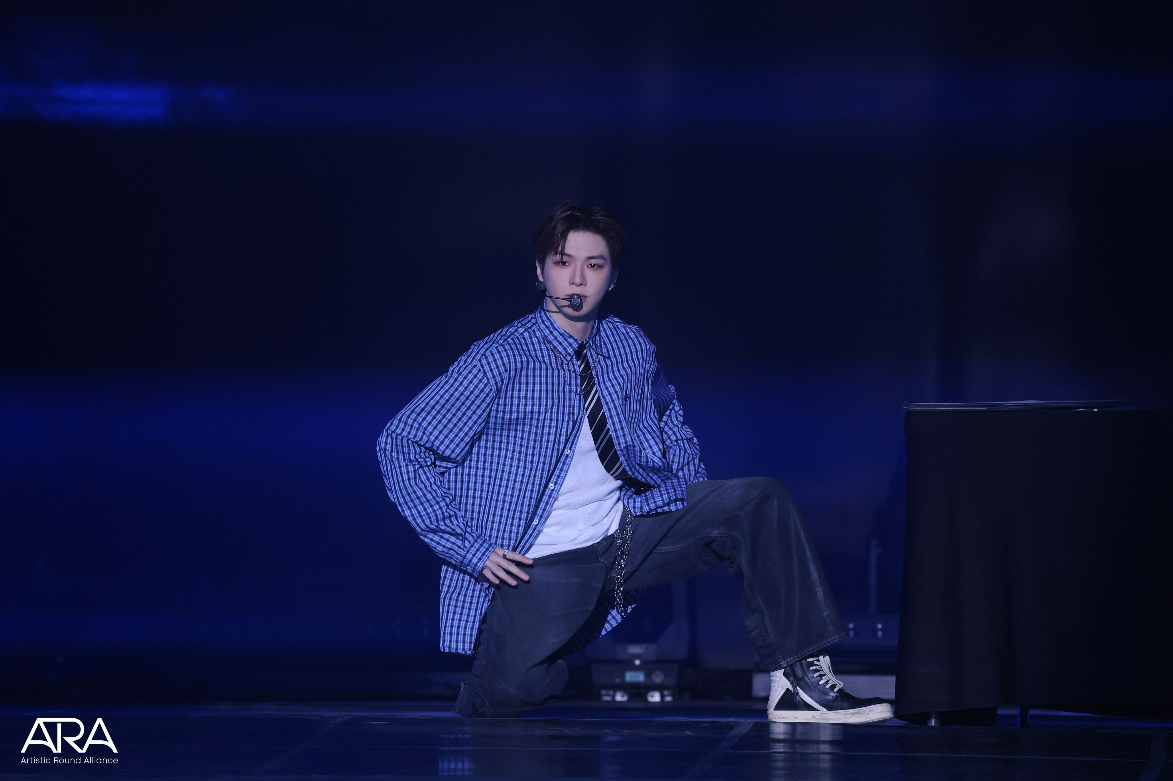 A moment captured by Kang Daniel's fan