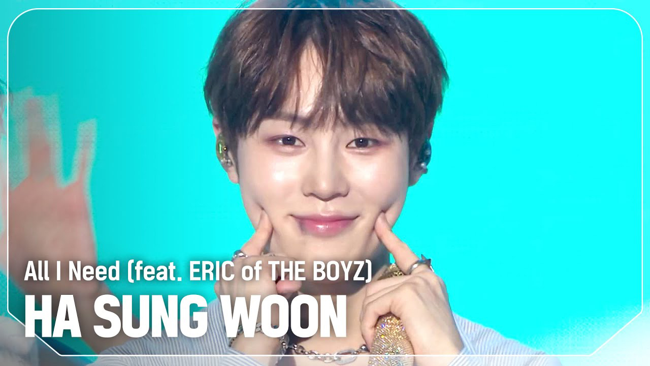 A moment captured by Ha Sungwoon's fan