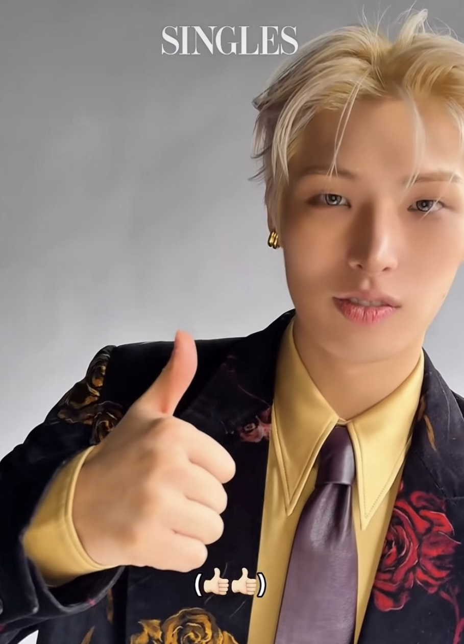 A moment captured by Mingi (ATEEZ)'s fan