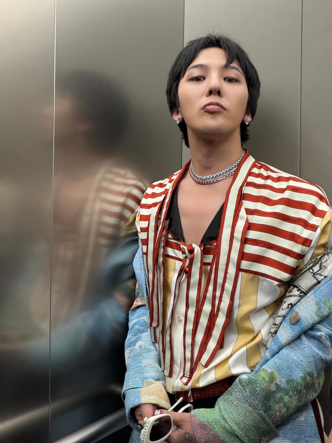 A moment captured by G-DRAGON (BIGBANG)'s fan