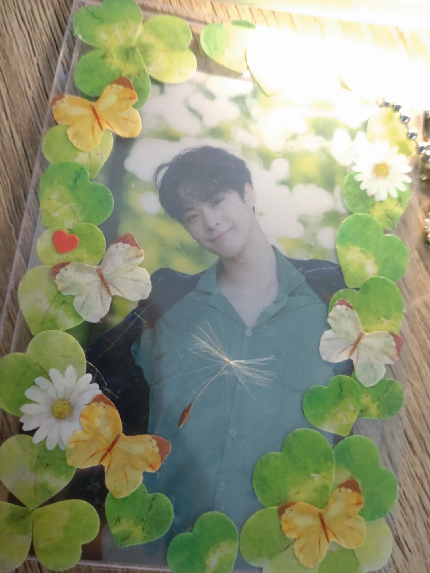 A moment captured by Moonbin (ASTRO)'s fan