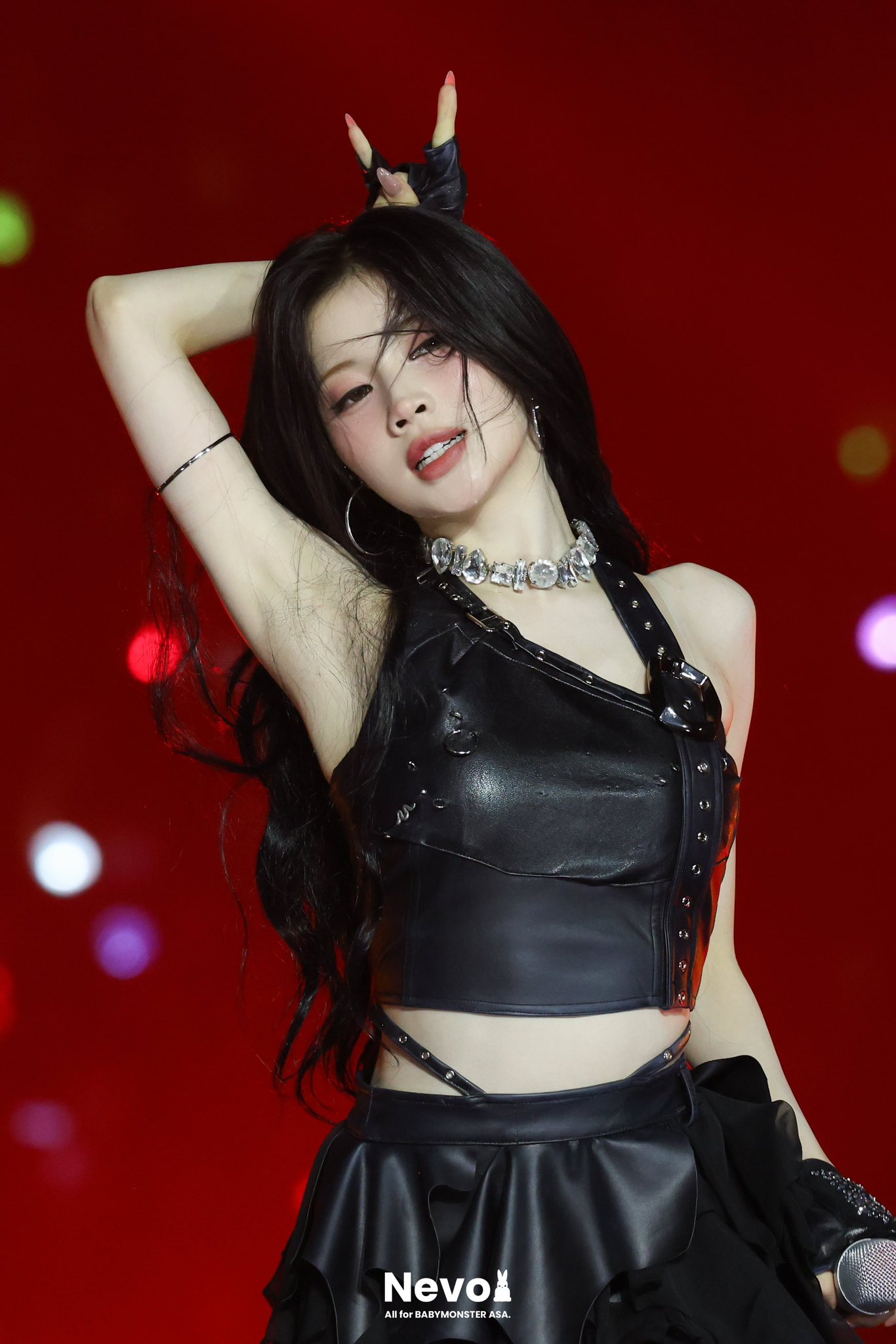 Recent activity shot of Asa (BABYMONSTER)