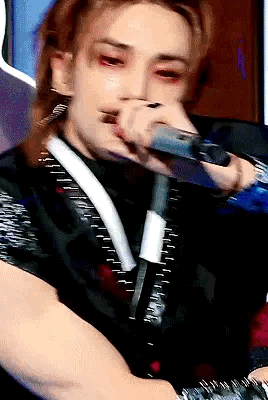 Behind-the-scenes cut of Hyunjin (Stray Kids)