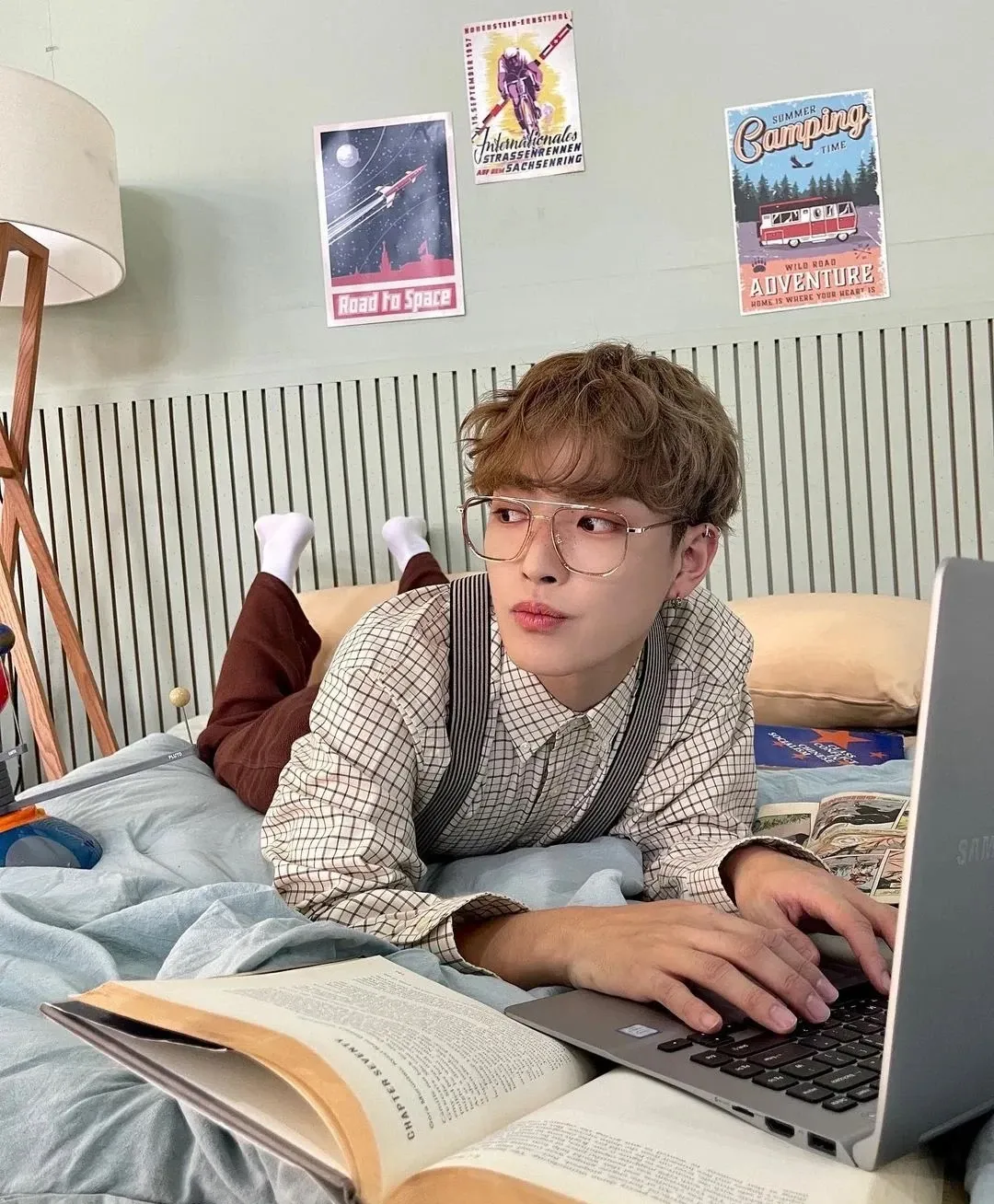 Behind-the-scenes cut of Hongjoong (ATEEZ)