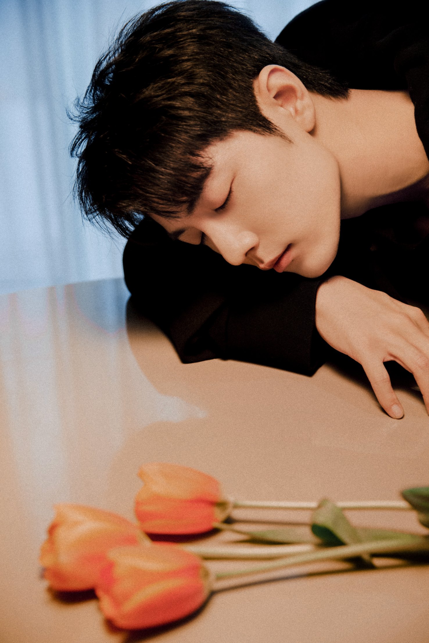 A moment captured by Xiao Zhan's fan