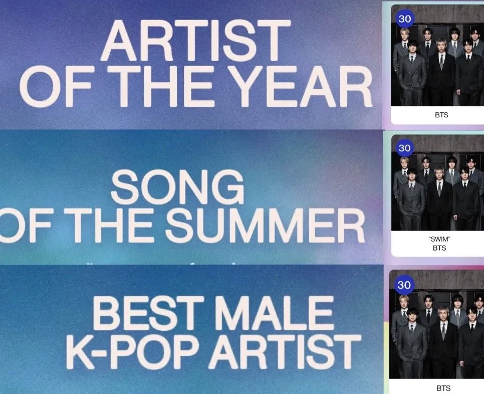 防弹少年团的最新活动照片