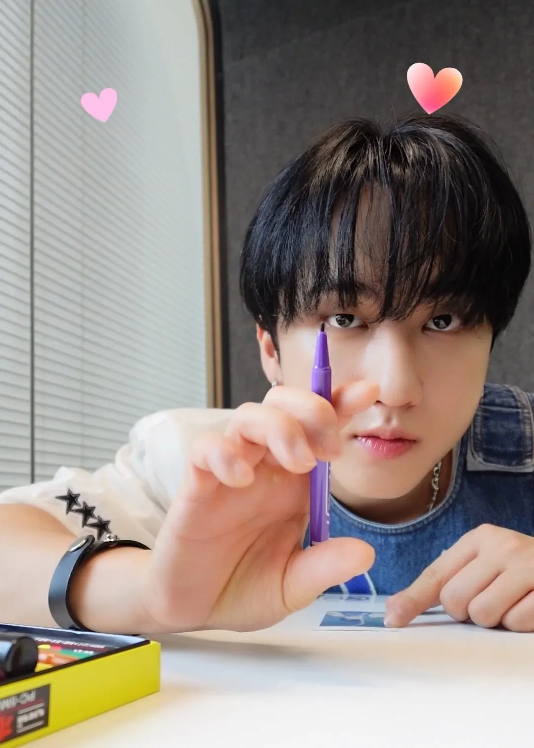 A moment captured by Changbin (Stray Kids)'s fan