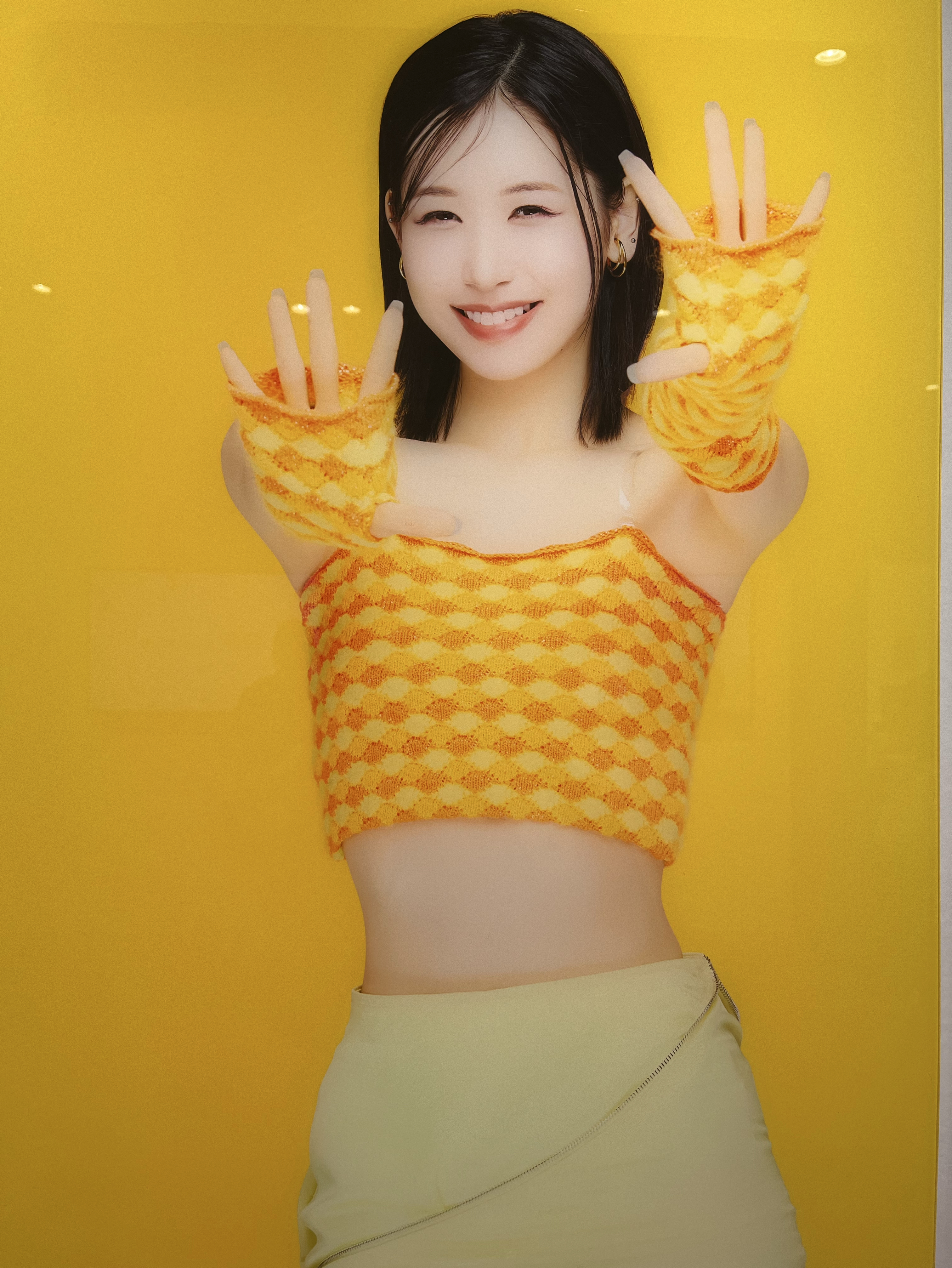 Recent activity shot of Kasahara Momona (ME:I)