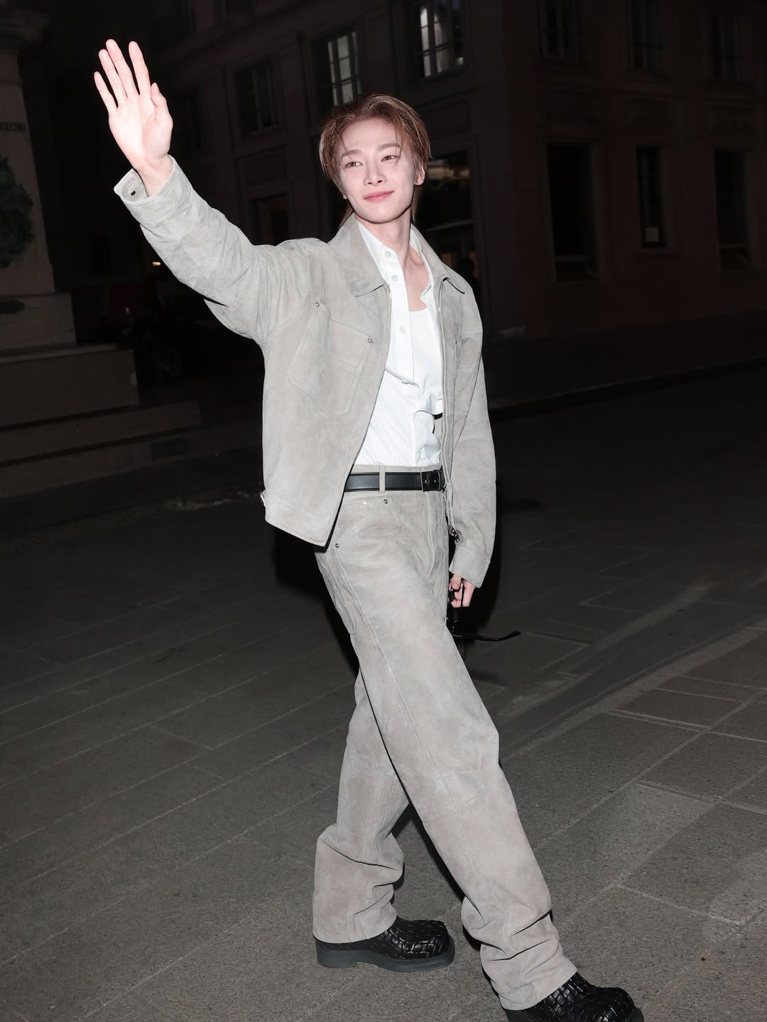 A moment captured by I.N (Stray Kids)'s fan