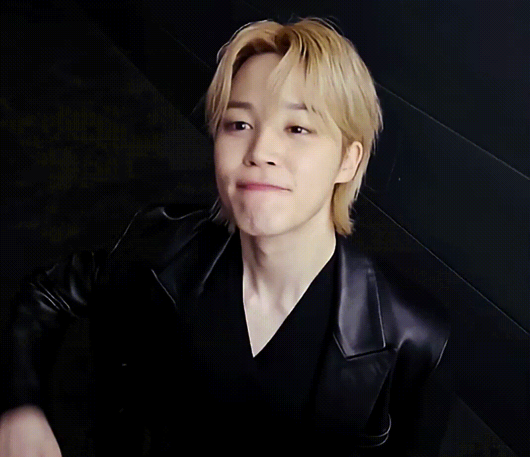 Recent activity shot of Jimin (BTS)