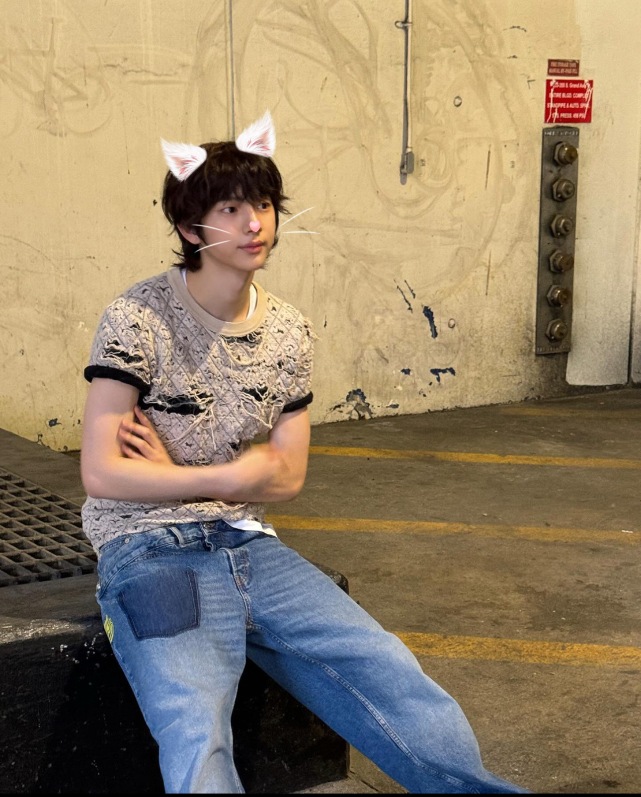 A moment captured by Juhoon (CORTIS)'s fan