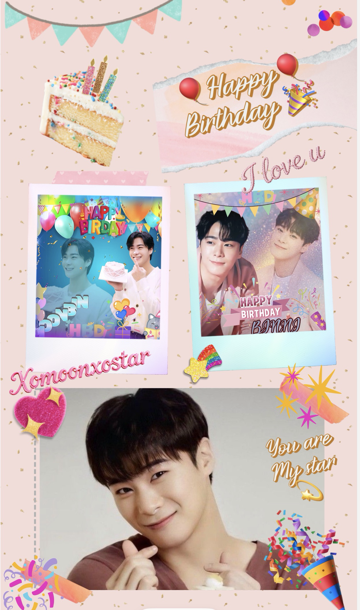 A moment captured by Moonbin (ASTRO)'s fan