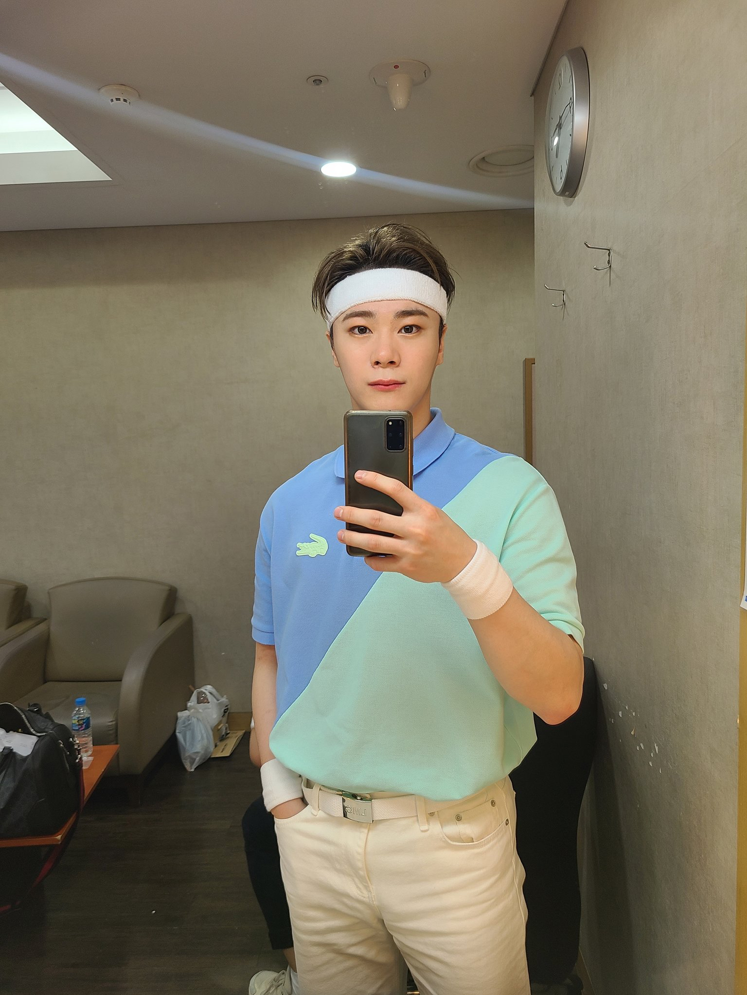 Recent activity shot of Moonbin (ASTRO)
