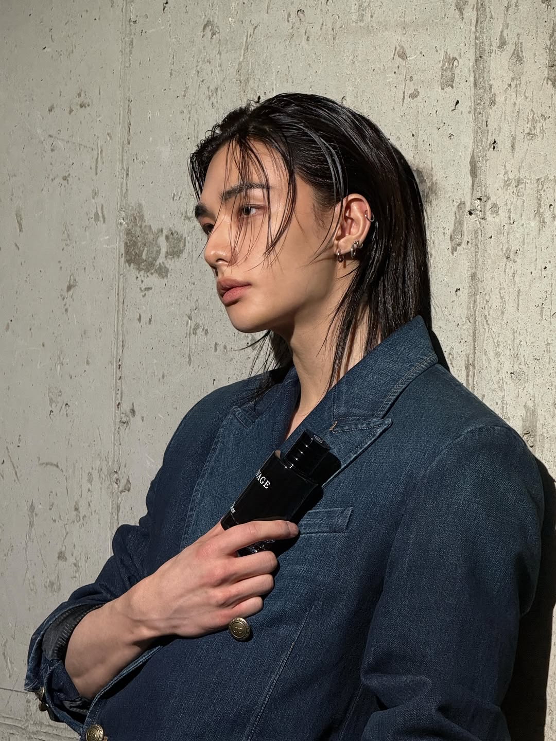 A moment captured by Hyunjin (Stray Kids)'s fan