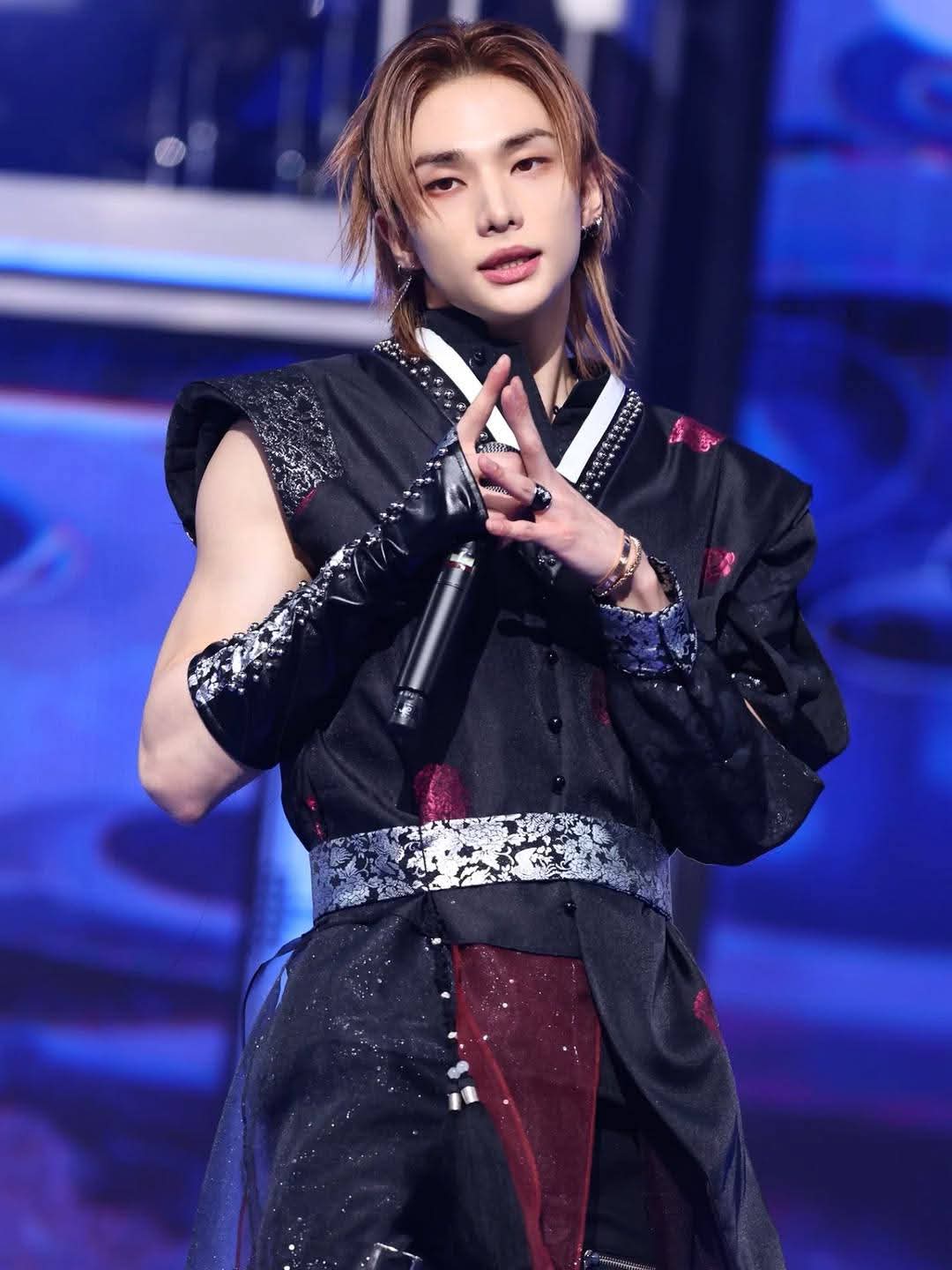 Recent activity shot of Hyunjin (Stray Kids)