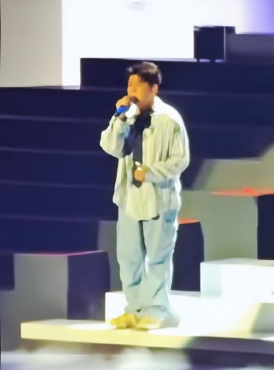 A moment captured by Shindong (Super Junior)'s fan