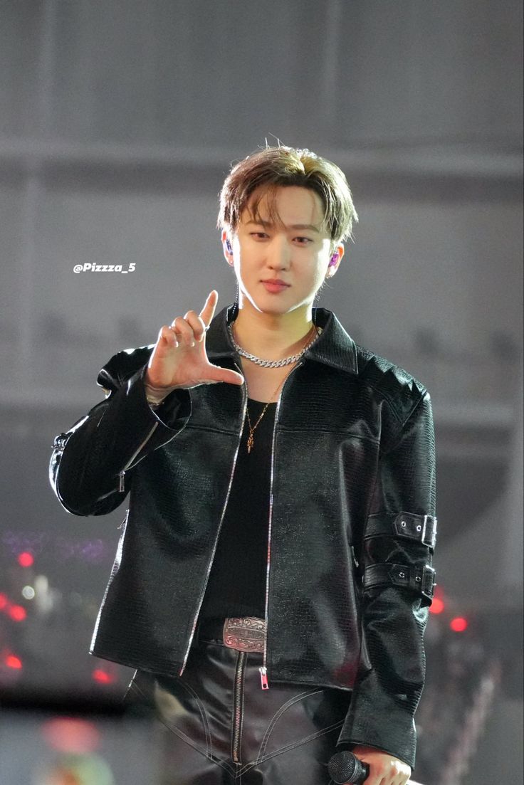 A moment captured by Changbin (Stray Kids)'s fan