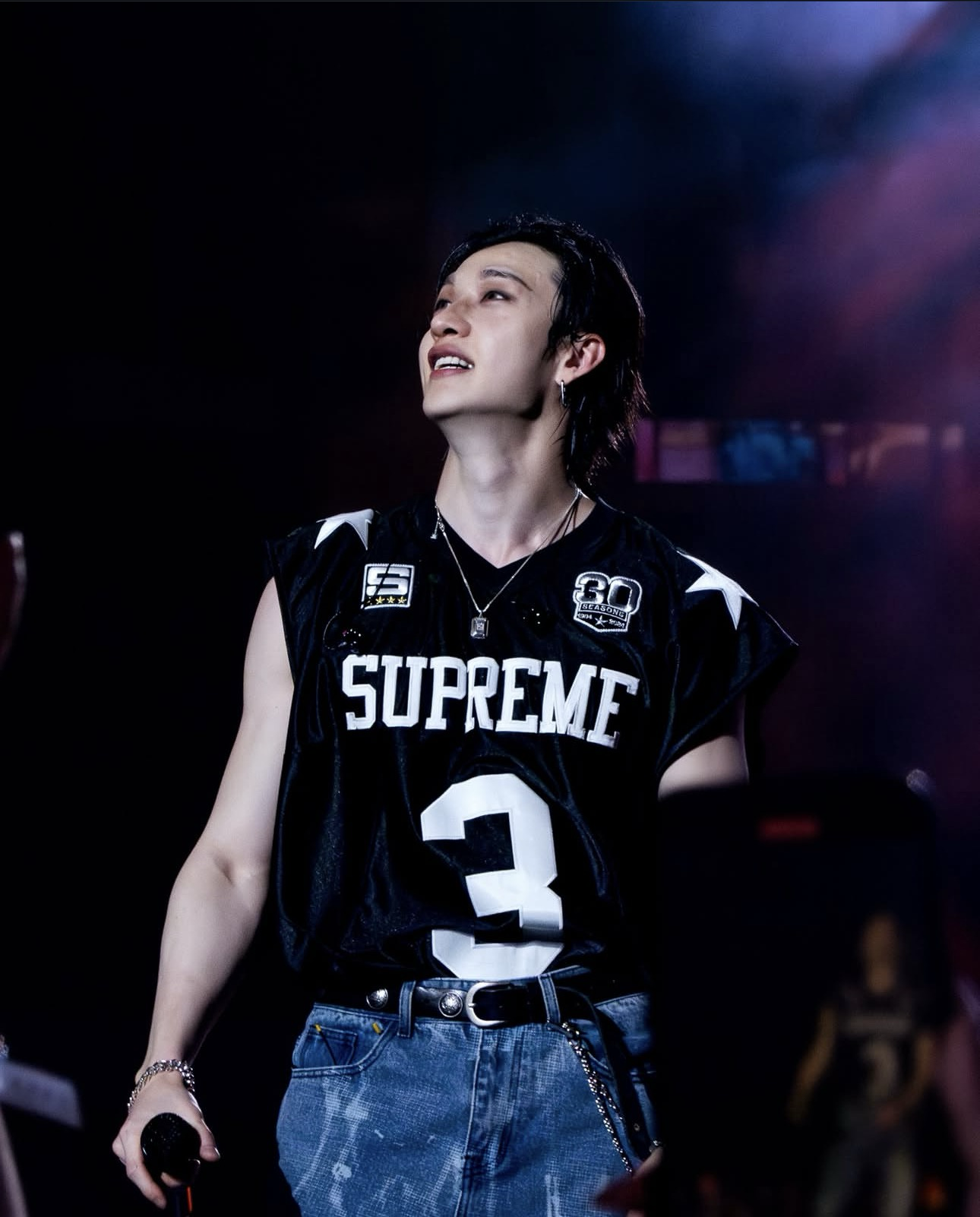 Recent activity shot of Bang Chan (Stray Kids)