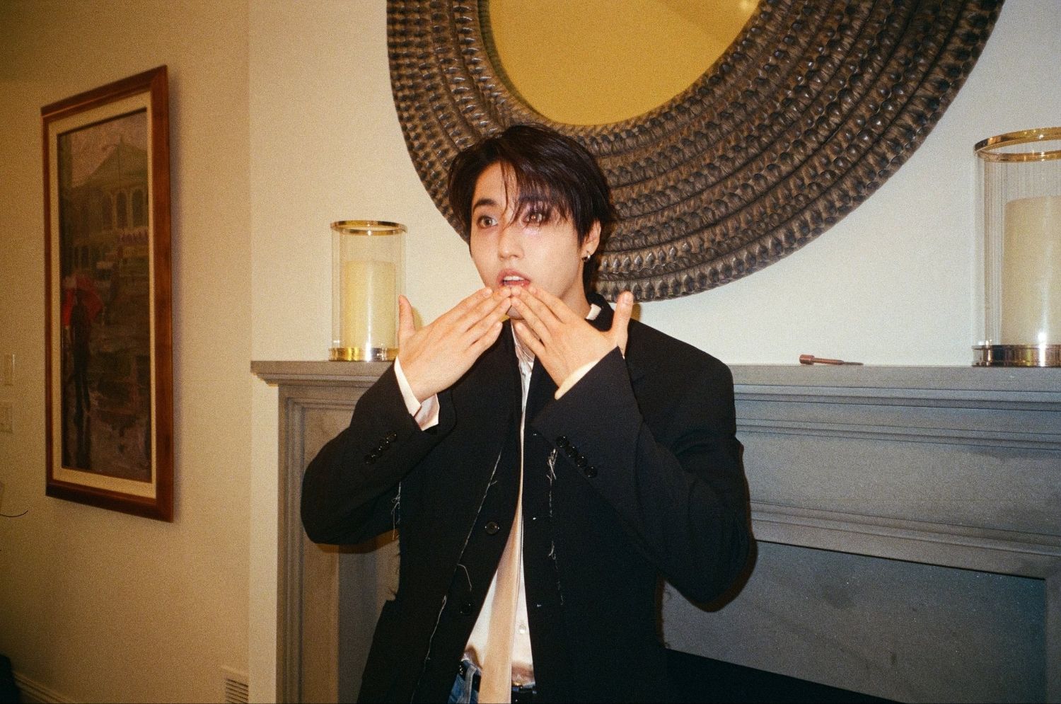 Recent activity shot of HAN (Stray Kids)