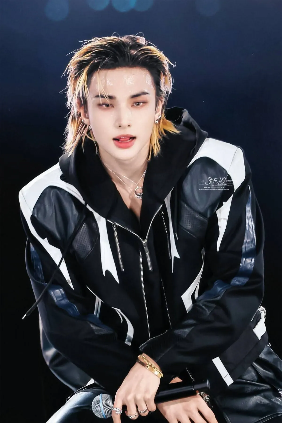 Recent activity shot of Hyunjin (Stray Kids)