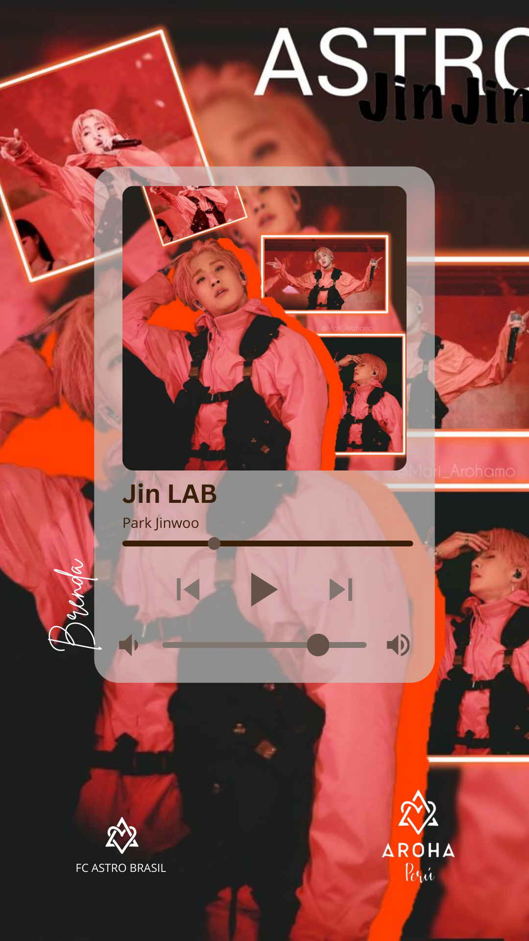 A moment captured by Jinjin (ASTRO)'s fan