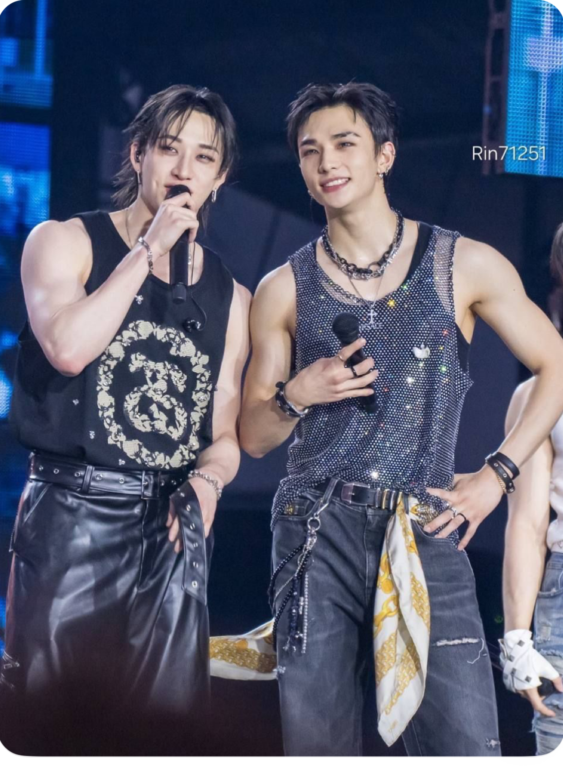 A moment captured by Bang Chan (Stray Kids)'s fan