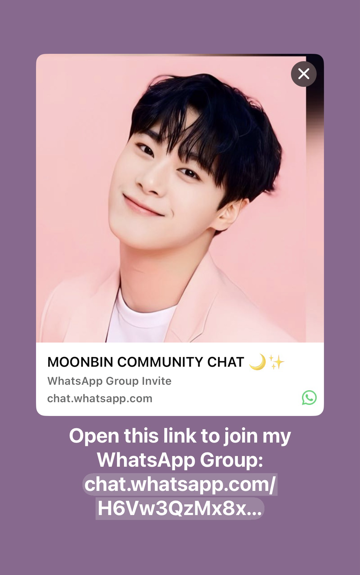 Behind-the-scenes cut of Moonbin (ASTRO)