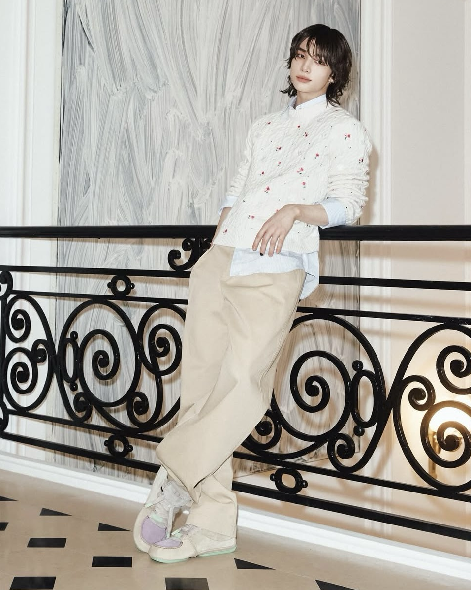 Recent activity shot of Hyunjin (Stray Kids)