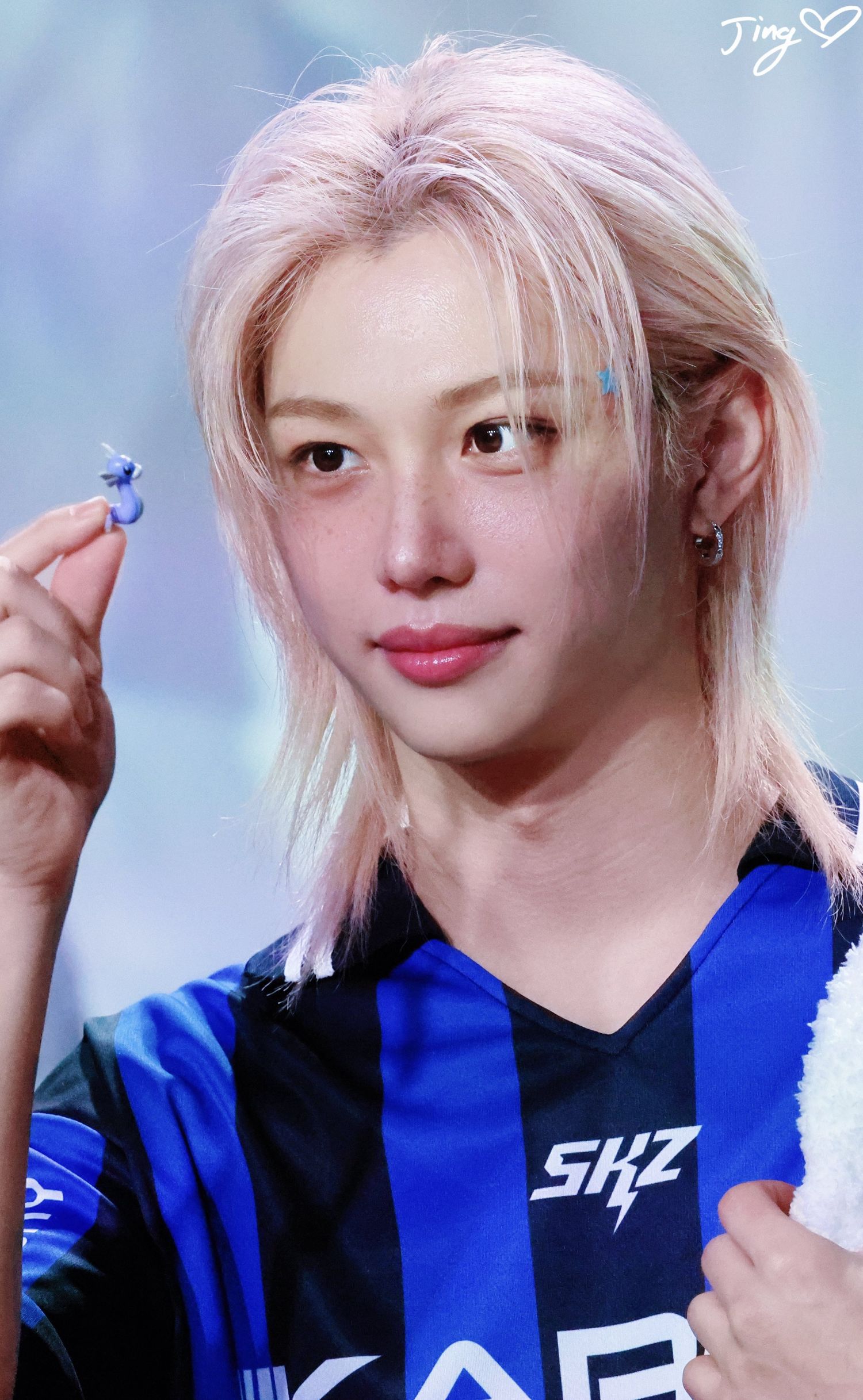 Recent activity shot of Felix (Stray Kids)