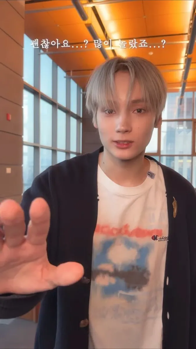 휴닝카이 (투모로우바이투게더)의 비하인드 컷