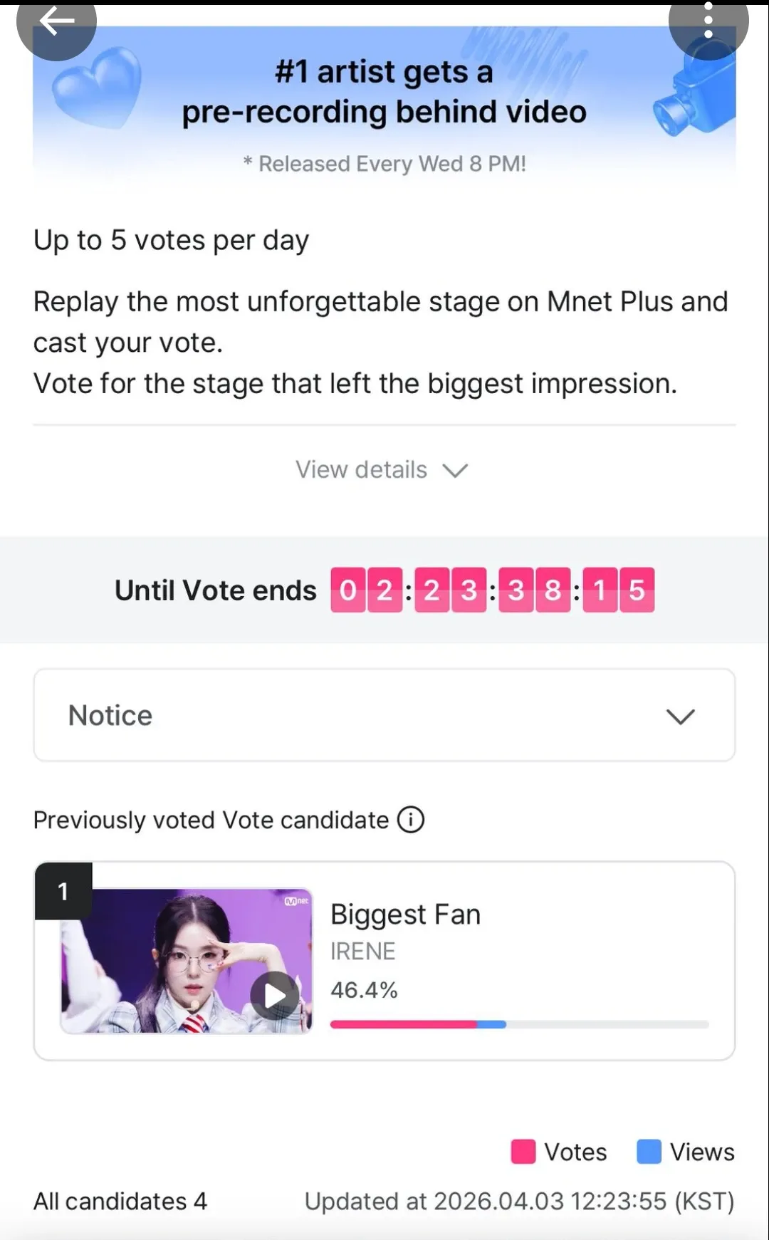 Foto aktivitas terbaru Irene (Red Velvet)