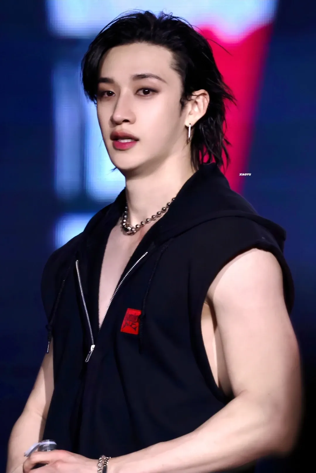 Recent activity shot of Bang Chan (Stray Kids)