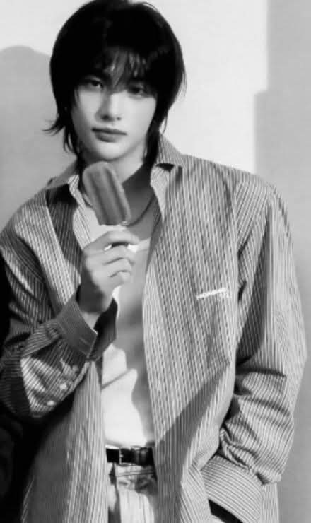 Recent activity shot of Hyunjin (Stray Kids)