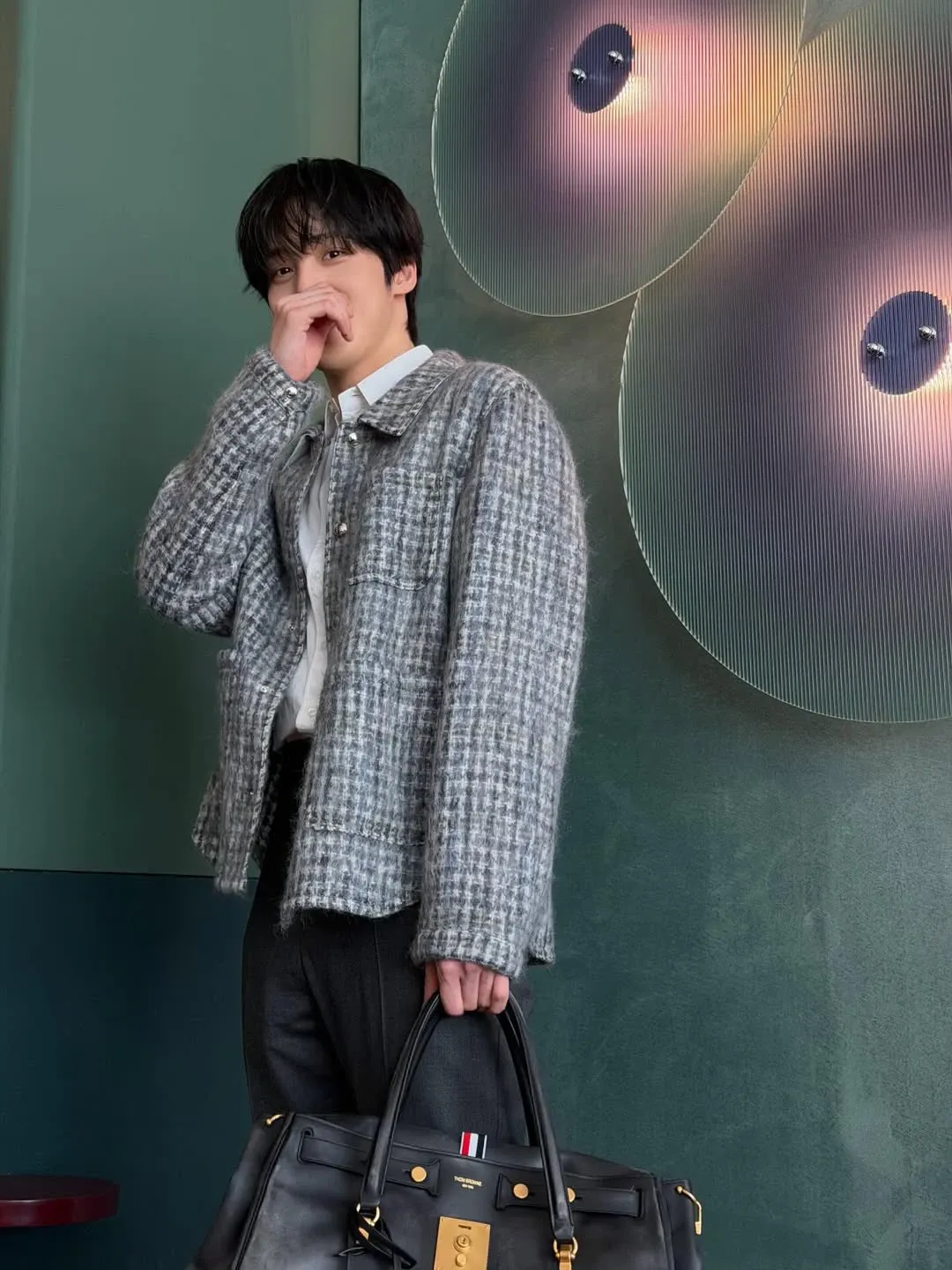 Behind-the-scenes cut of Yunho (ATEEZ)