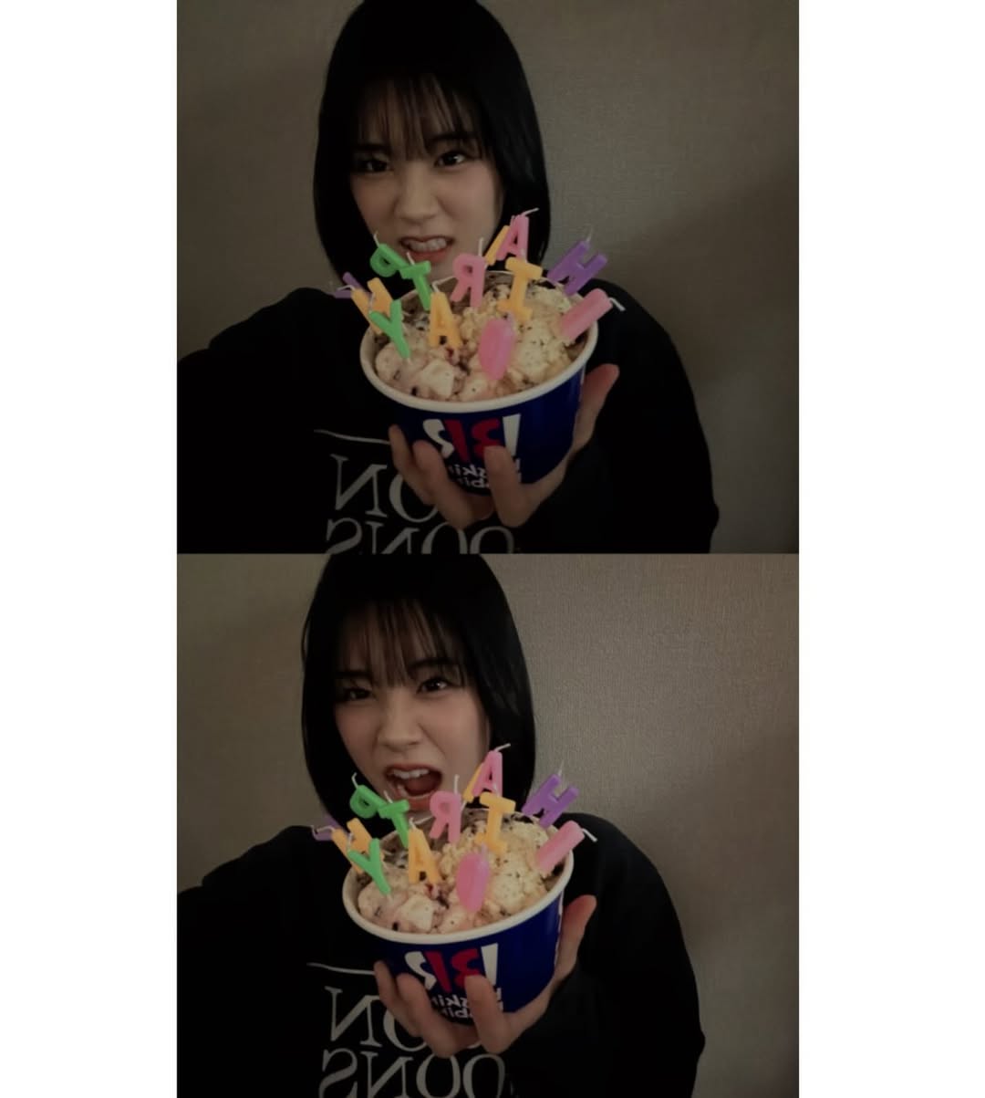 A moment captured by Sasaki Kokona's fan