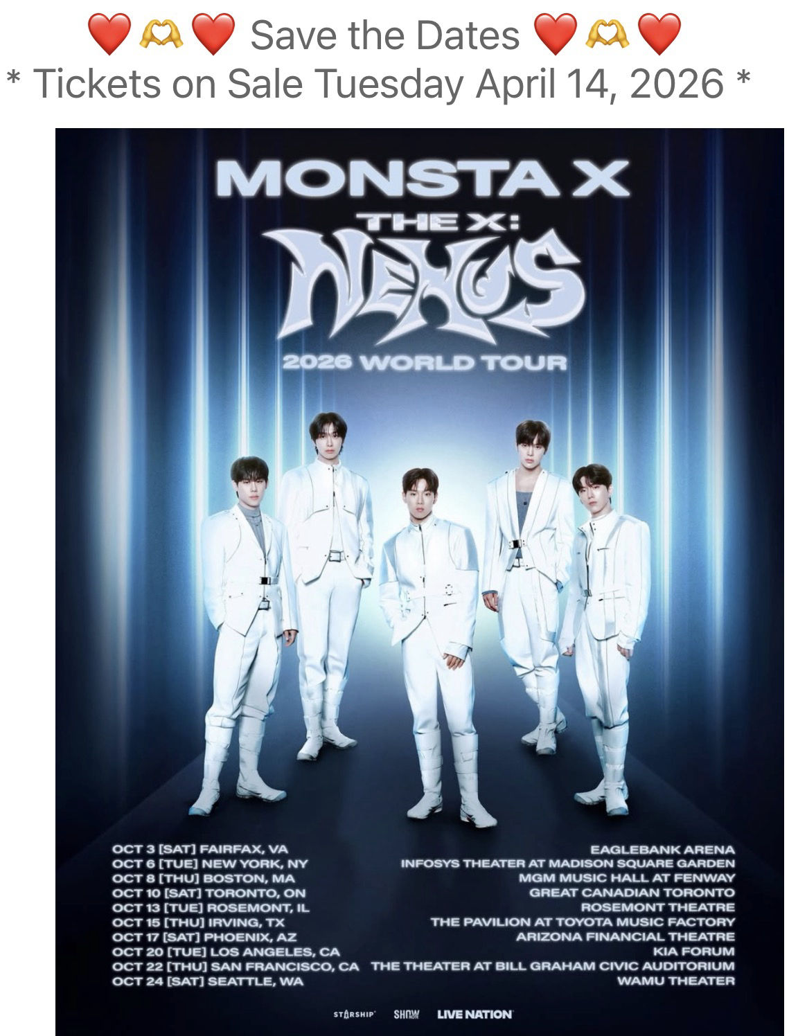 Momen yang diabadikan oleh penggemar MONSTA X