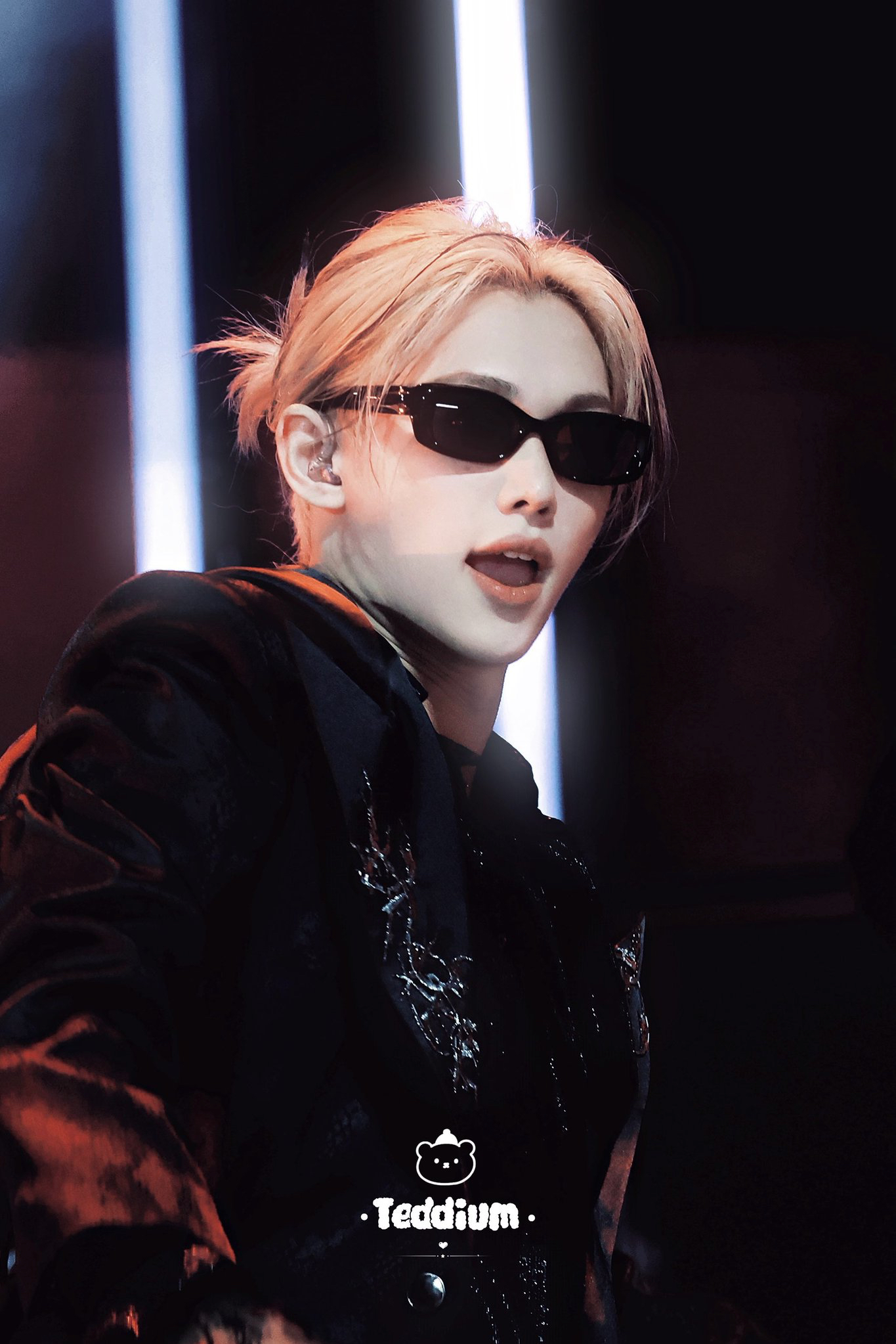 Recent activity shot of Felix (Stray Kids)