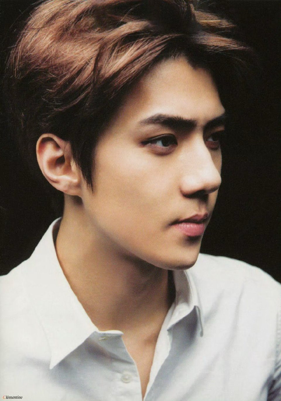 Behind-the-scenes cut of Sehun (EXO)