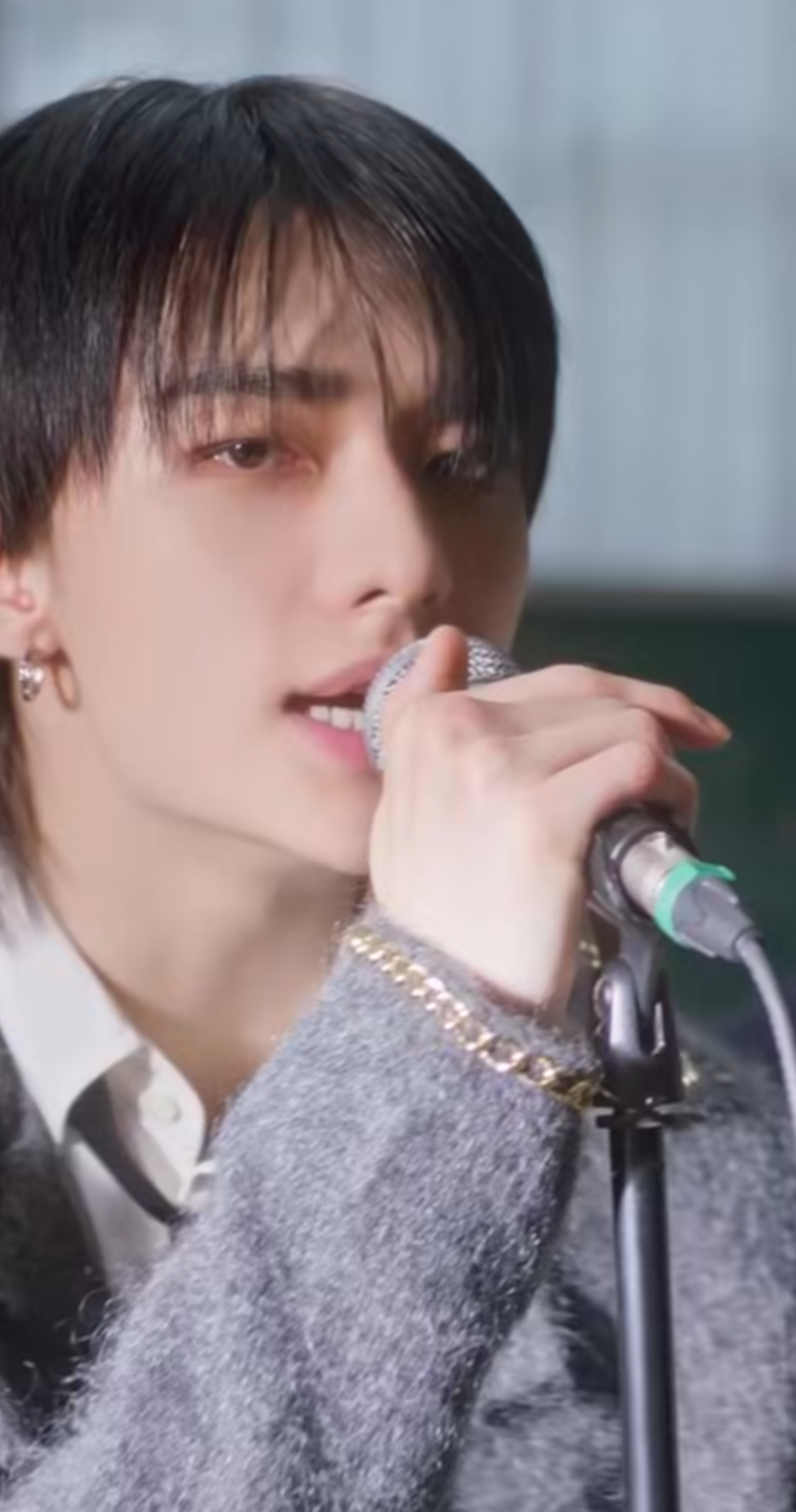 Recent activity shot of Hyunjin (Stray Kids)