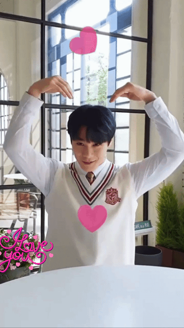 Recent activity shot of Moonbin (ASTRO)
