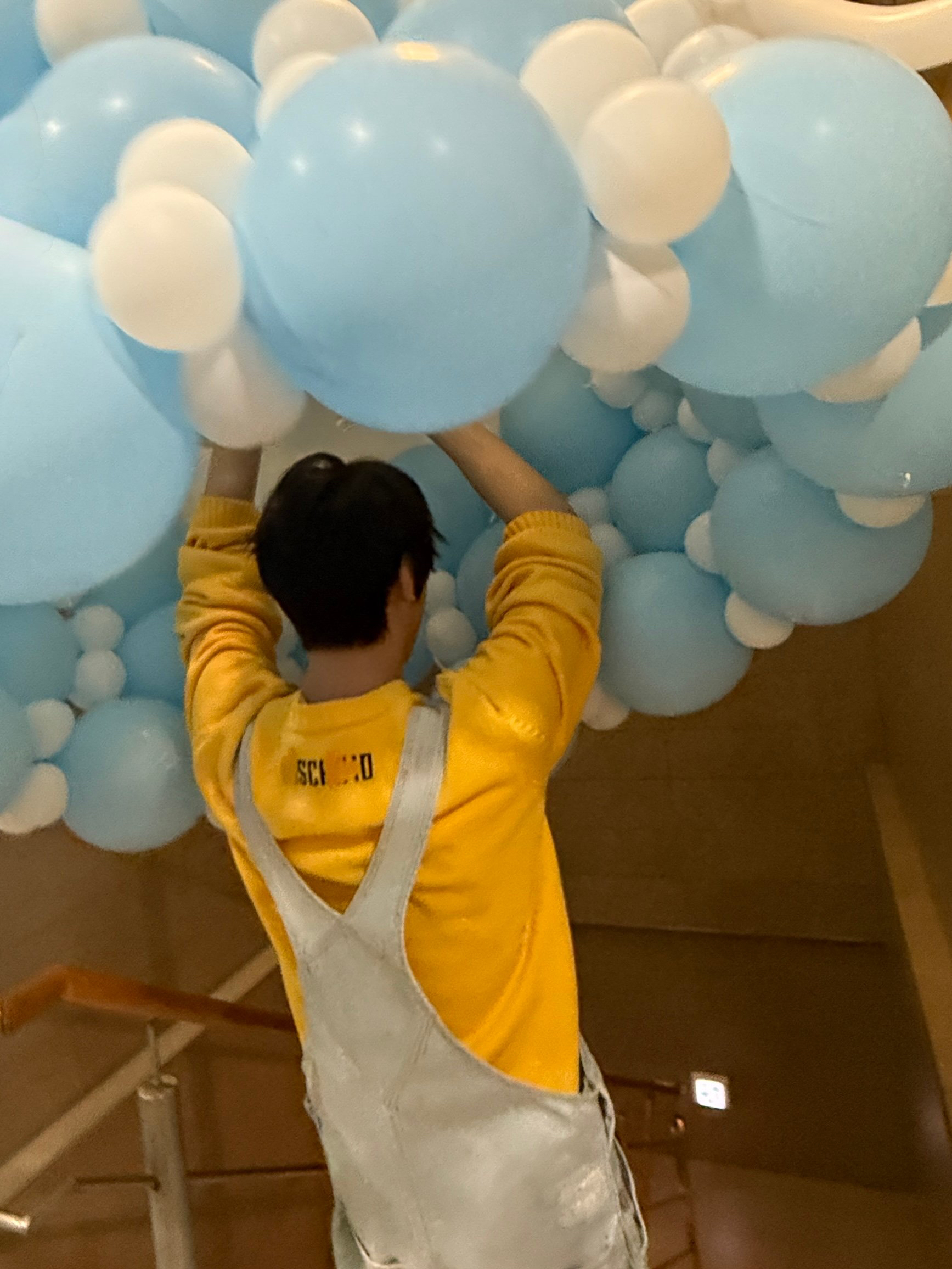 A moment captured by Kim Gyuvin's fan