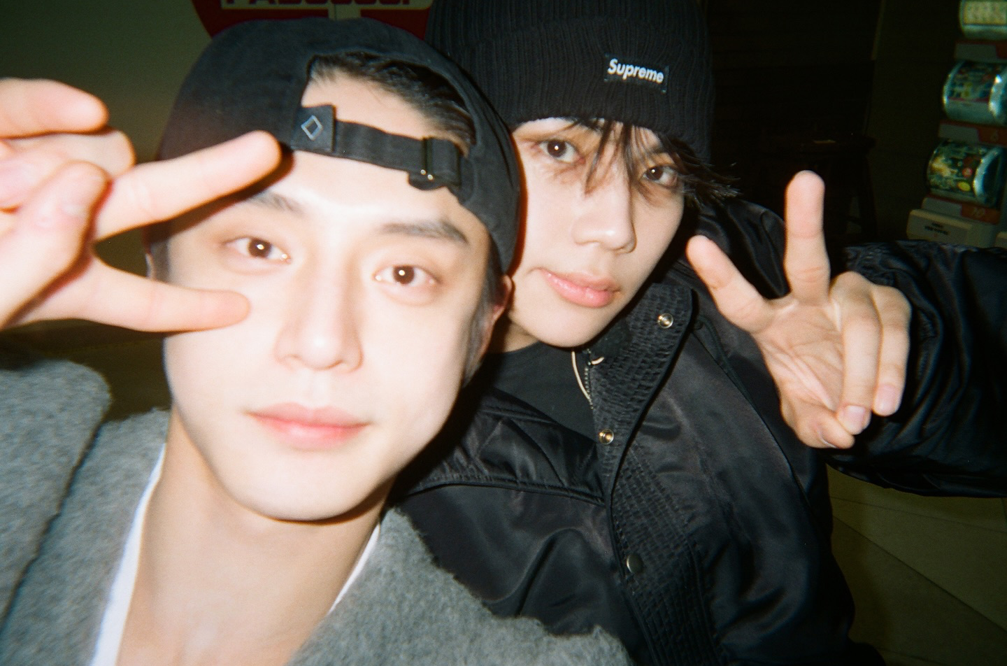 A moment captured by Kim Jiwoong (ZEROBASEONE)'s fan