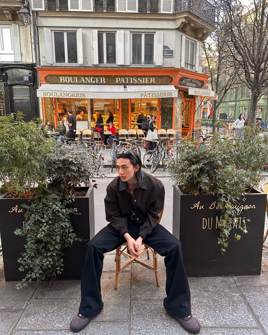 A moment captured by Hyunjin (Stray Kids)'s fan