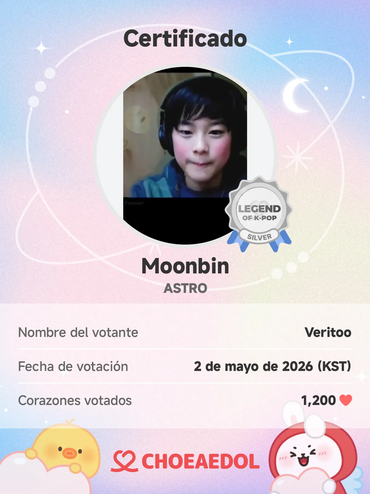 Behind-the-scenes cut of Moonbin (ASTRO)