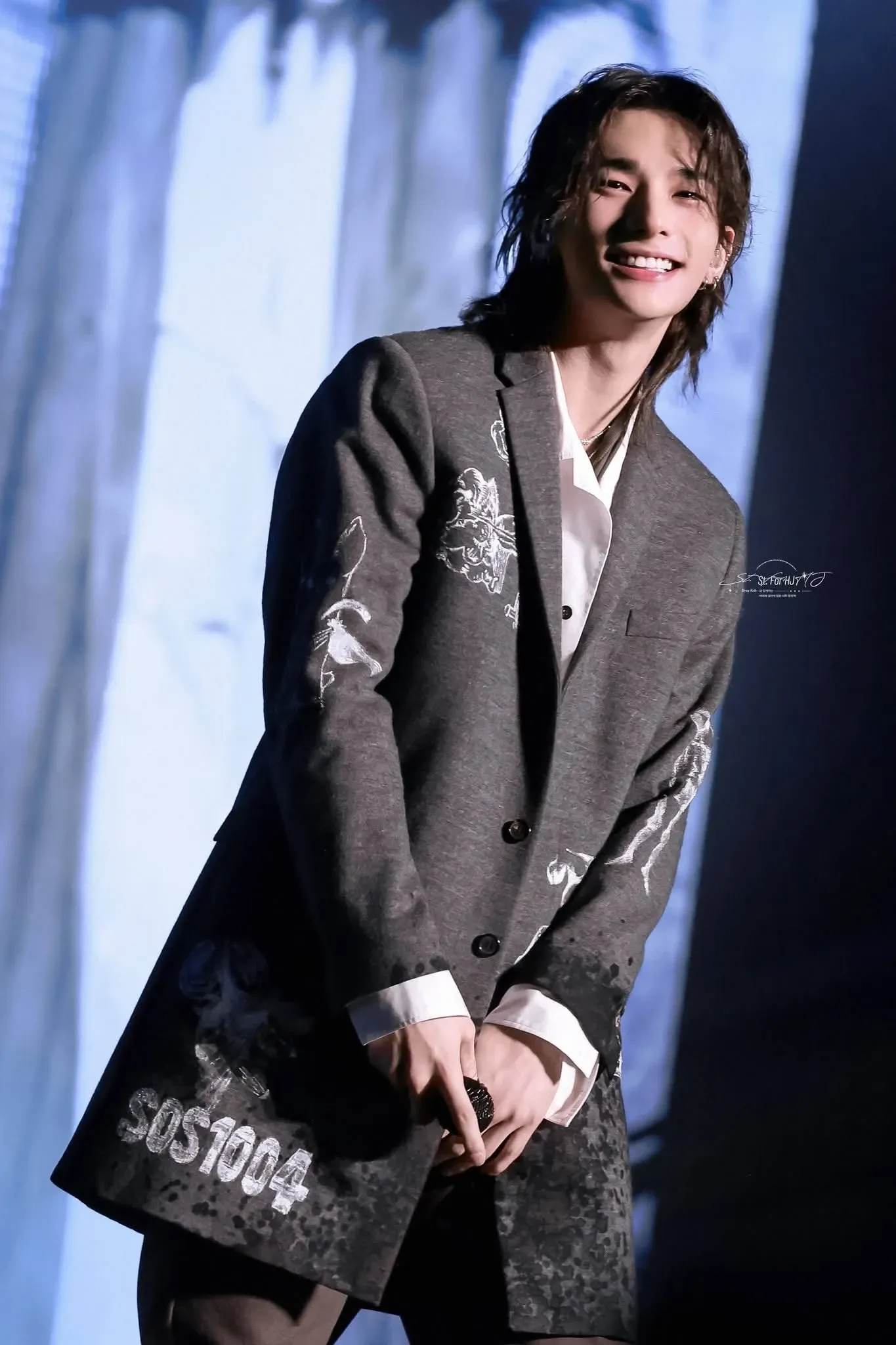 Behind-the-scenes cut of Hyunjin (Stray Kids)