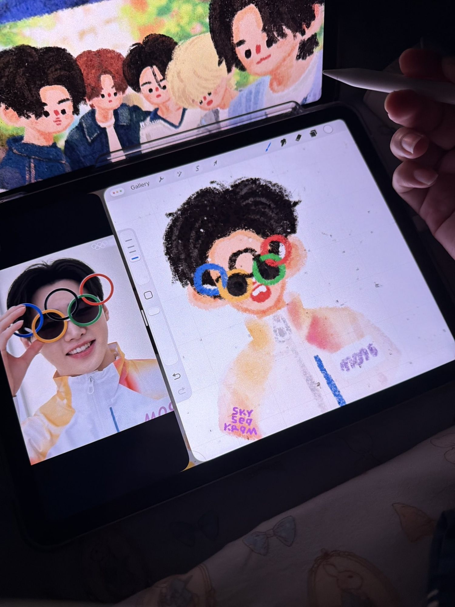 Momen yang diabadikan oleh penggemar ENHYPEN