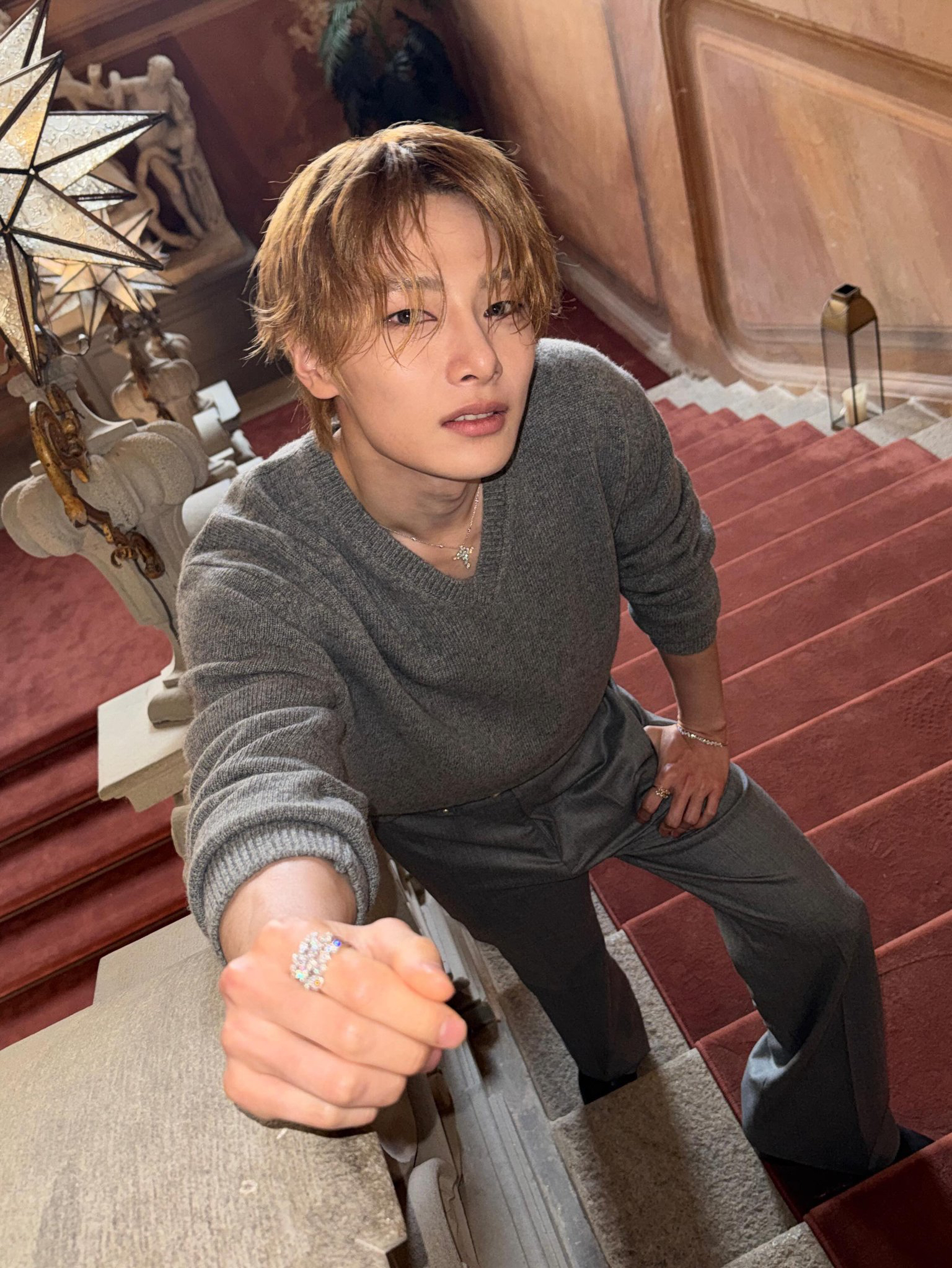 A moment captured by I.N (Stray Kids)'s fan