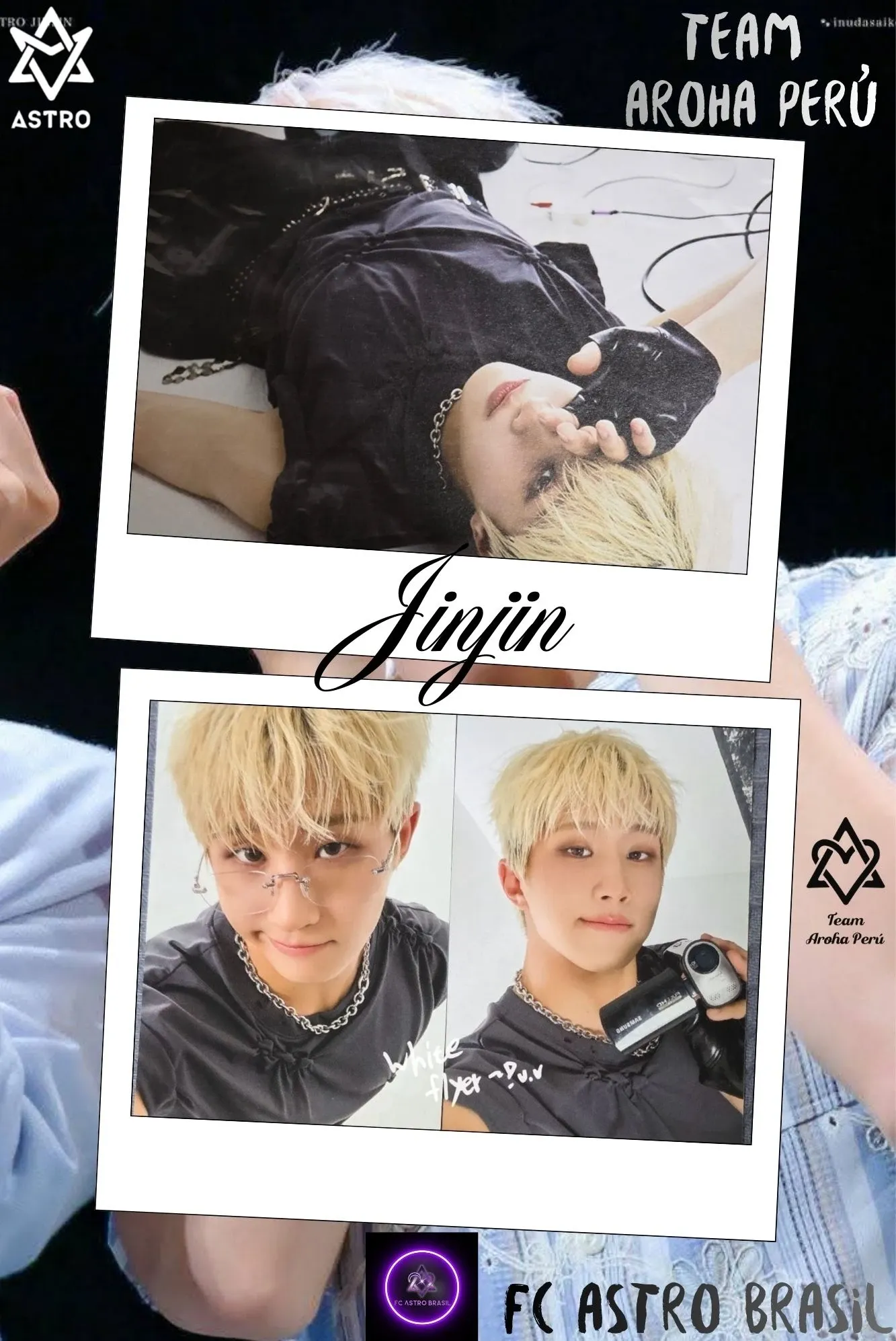 A moment captured by Jinjin (ASTRO)'s fan