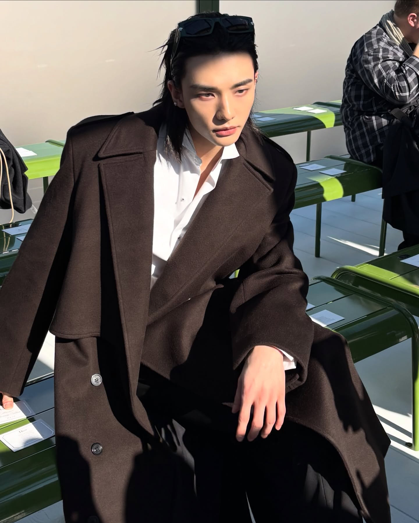 Recent activity shot of Hyunjin (Stray Kids)